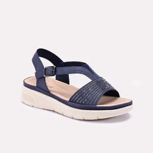 Womens Blue Comfy Casual Sandals 0421550