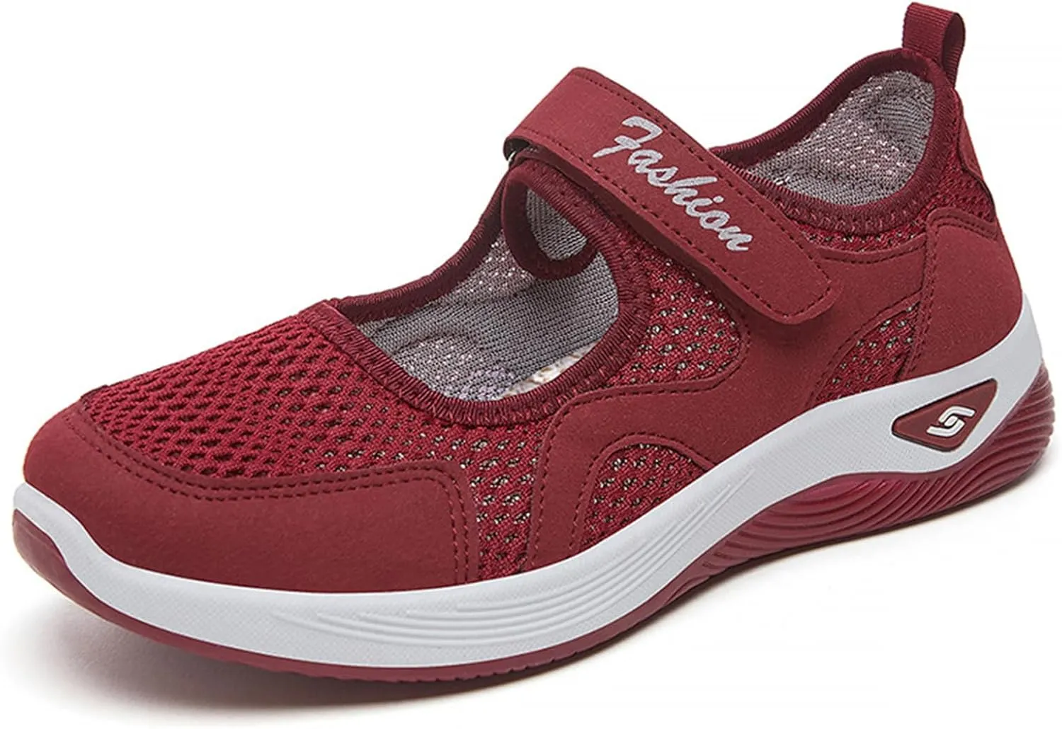 Women's Comfortable Working Nurse Shoes Wide Toe Diabetic Shoe Non Slip Adjustable Breathable Walking Shoes Athletic Health Buffer Fitness Nursing Orthotic Sneakers