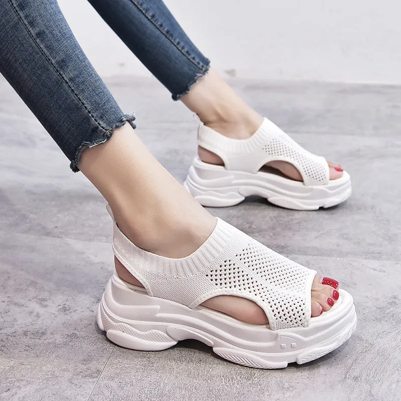 Women's Comfy Soft Platform Sandals