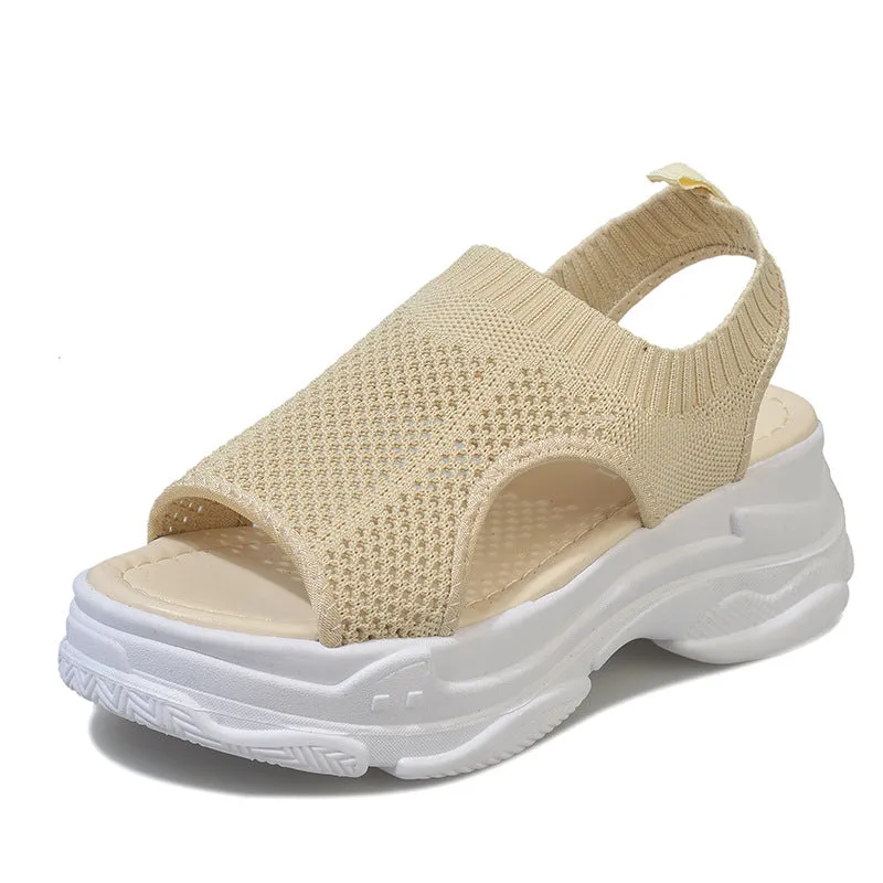 Women's Comfy Soft Platform Sandals