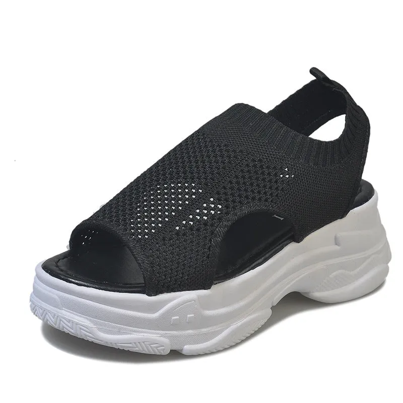 Women's Comfy Soft Platform Sandals