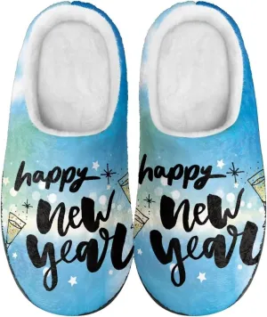 Women's Cotton Slipper Warm Cozy Fuzzy Furry Winter Slipper Non-Slip Plush House Slipper for Women US 3-13