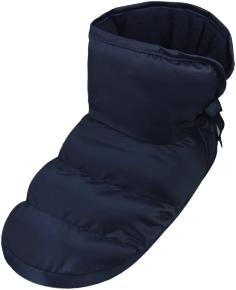 Womens Down Warm House Slippers Mens Waterproof Fuzzy Fur Lined Bedroom Slippers Non-slip Bootie Home Shoes Ankle Snow Boots