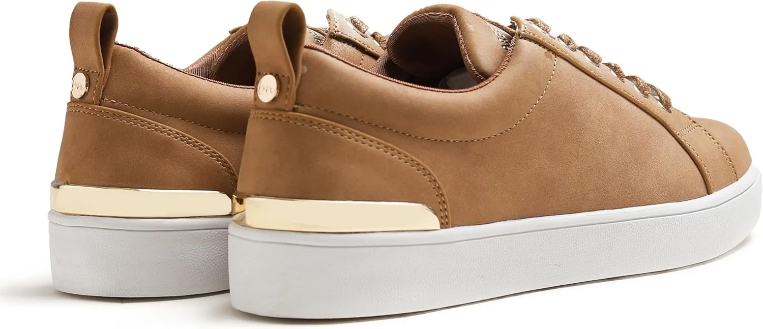 Women's Fashion Bling Deco Party Lightweight Vegan Leather Sneaker