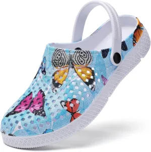 Women's Garden Clogs Shoes Casual Slipper Beach Sandals Anti-Slip Pool Water Shoes Home Slippers Summer Footwear