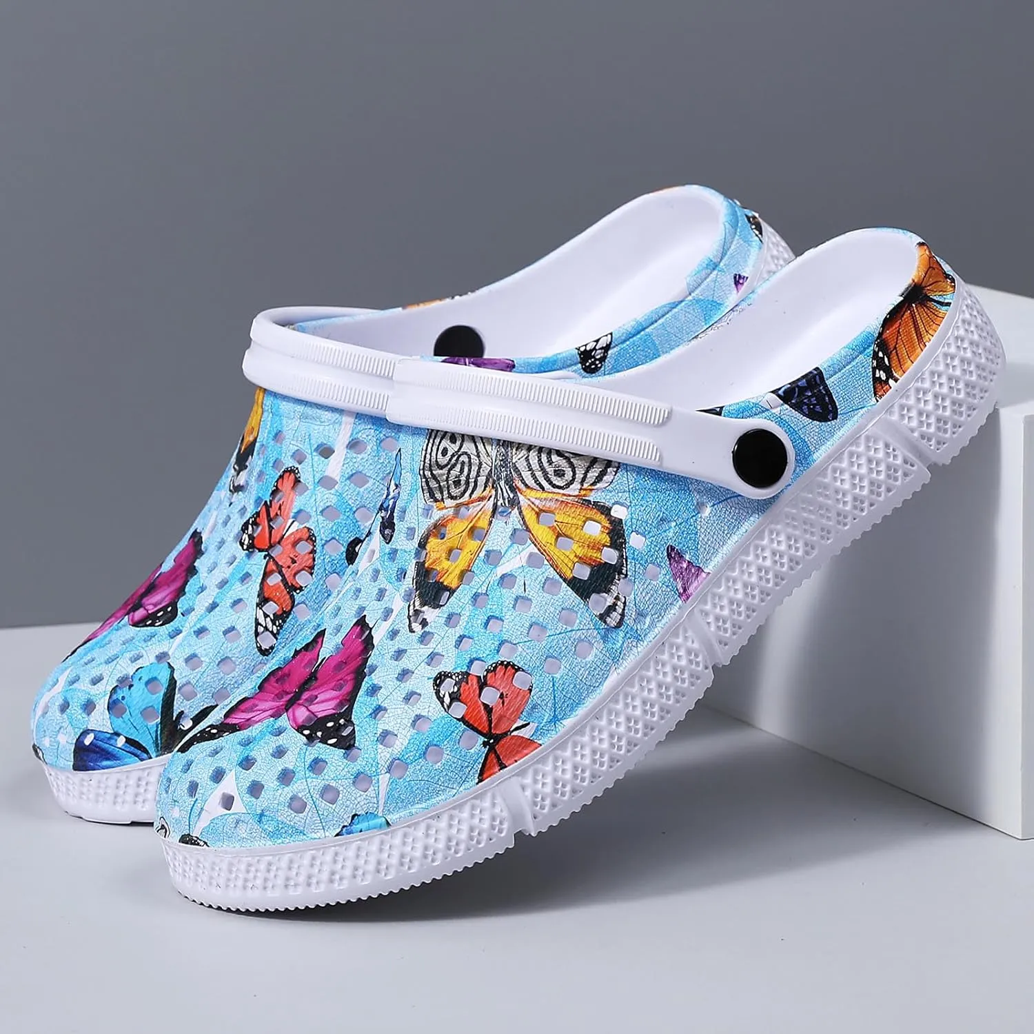 Women's Garden Clogs Shoes Casual Slipper Beach Sandals Anti-Slip Pool Water Shoes Home Slippers Summer Footwear