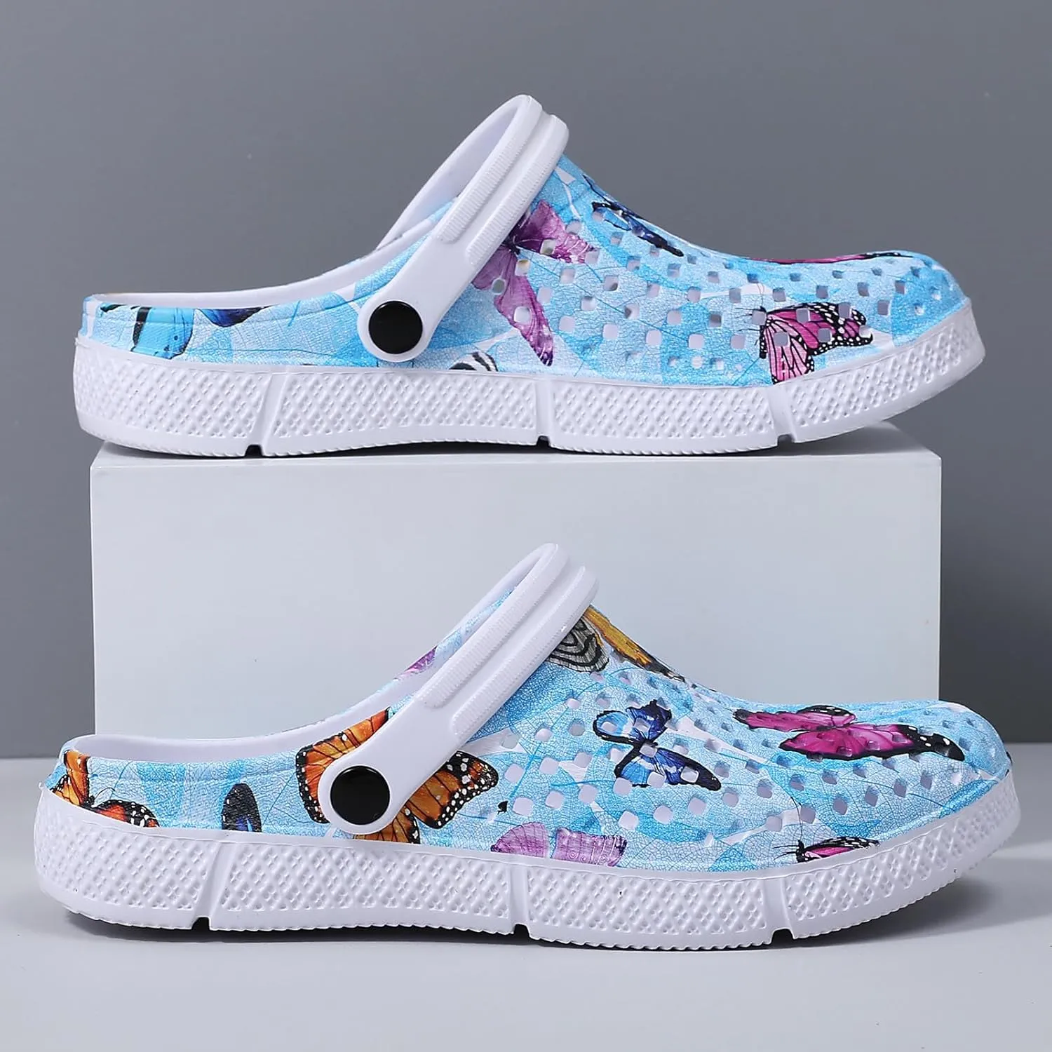 Women's Garden Clogs Shoes Casual Slipper Beach Sandals Anti-Slip Pool Water Shoes Home Slippers Summer Footwear