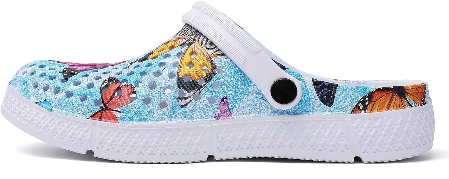 Women's Garden Clogs Shoes Casual Slipper Beach Sandals Anti-Slip Pool Water Shoes Home Slippers Summer Footwear