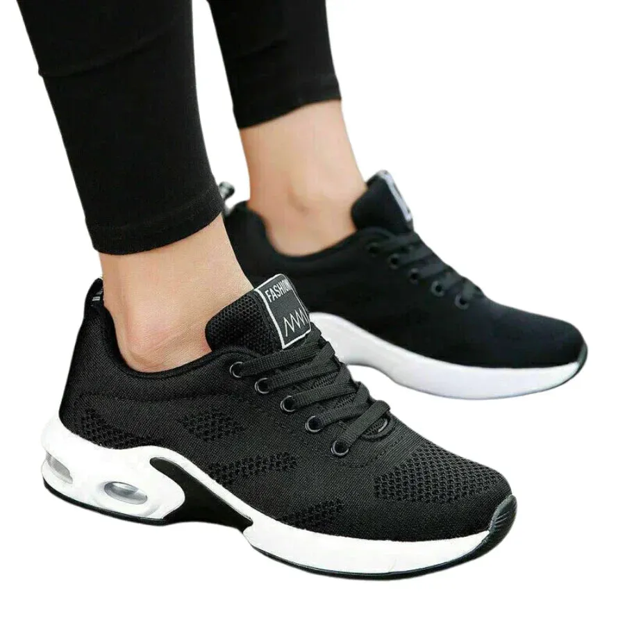 Women's Gradient Mesh Sneakers | Breathable & Stylish | Athletic Comfort