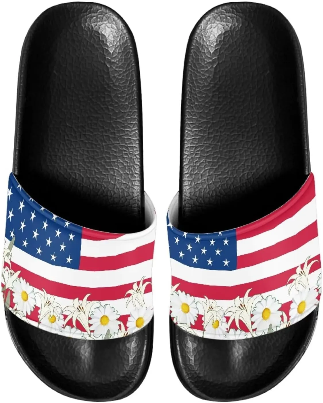 Womens House Slide Sandals Lightweight Cushion Shower Shoes Open Toe EVA Beach Dress Shoes Extremely Comfy Slippers Slip On Flip Flops for Indoor & Outdoor
