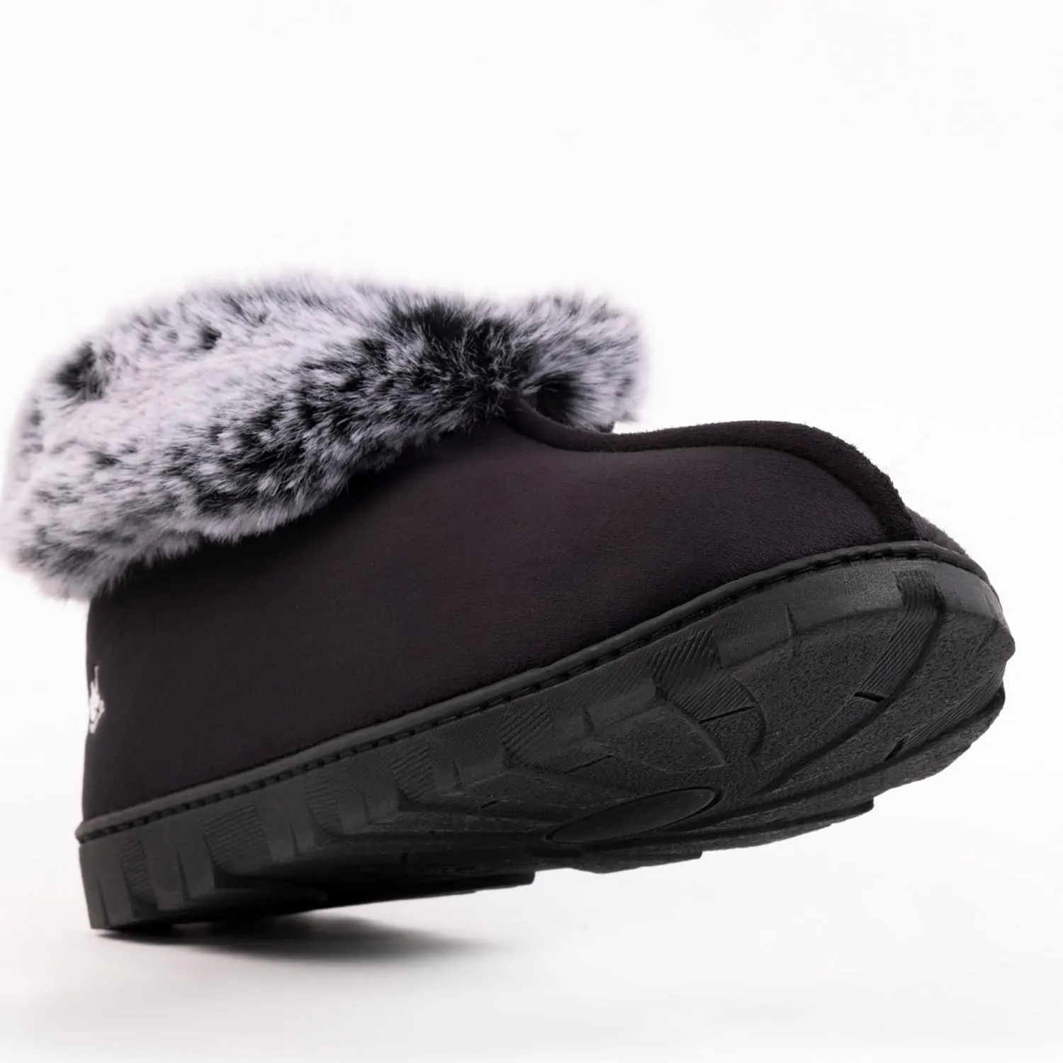 Women's Micro Suede Faux Fur Fleece Lined Cozy 80-D High-Density Memory Foam Winter Slipper Bootie Breathable House Shoes Non Skid Indoor Outdoor Sole