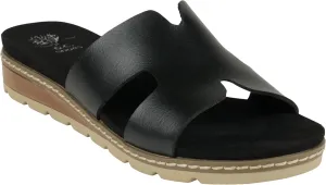 Women's Nellie Cut-Out Comfy Slides Flat Sandals