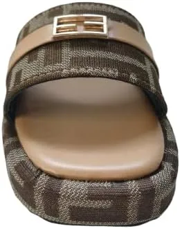 Women'S Thick Soled Slippers, Casual And Comfortable, With Fabric Edging, Summer Slippers
