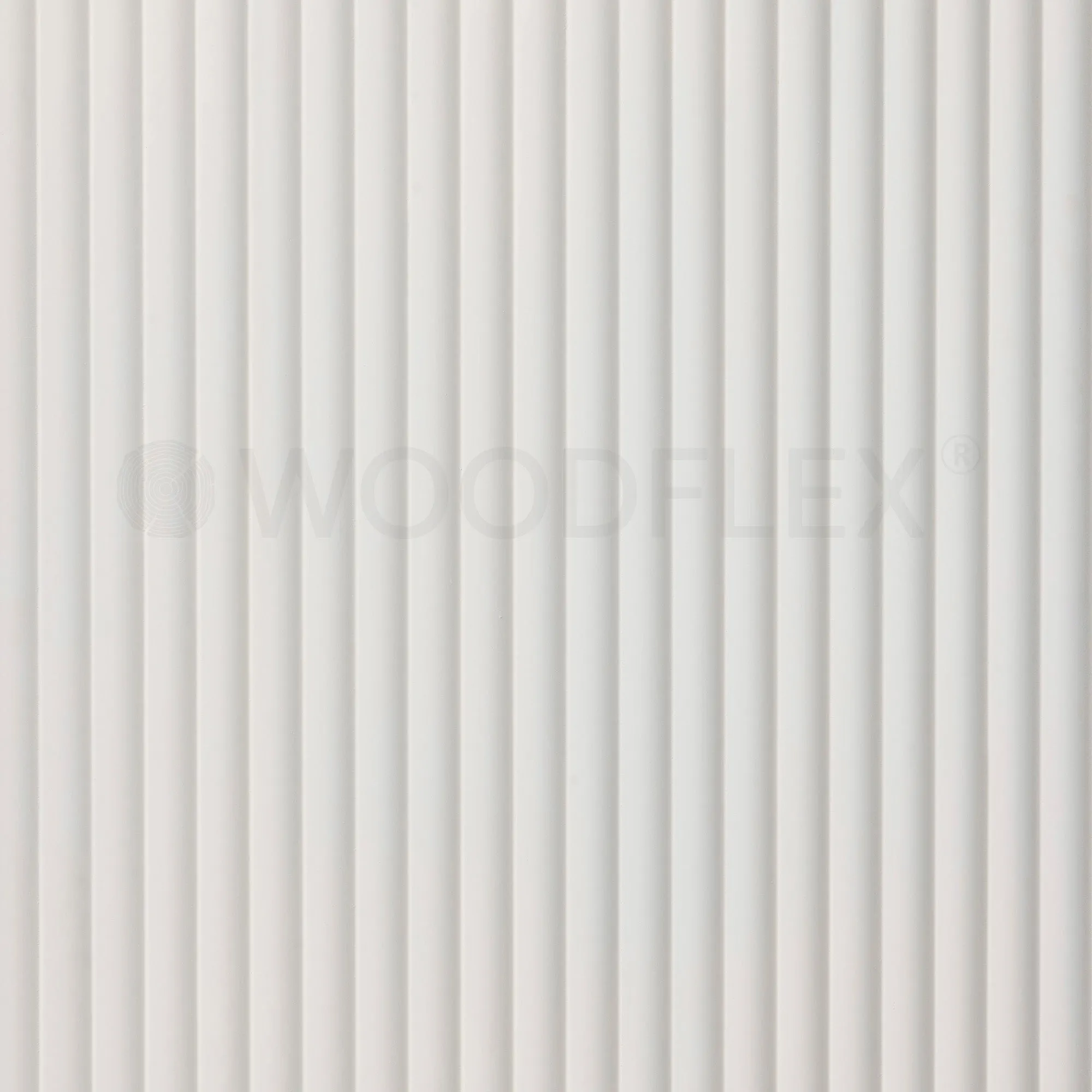 WOODFLEX WHITE PRIMED FLEXIBLE UNDER BENCH - HALF ROUND 27 - 900mm X 600mm