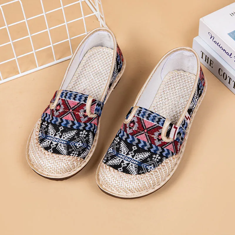 Wrapped Head Breathable Linen Slippers