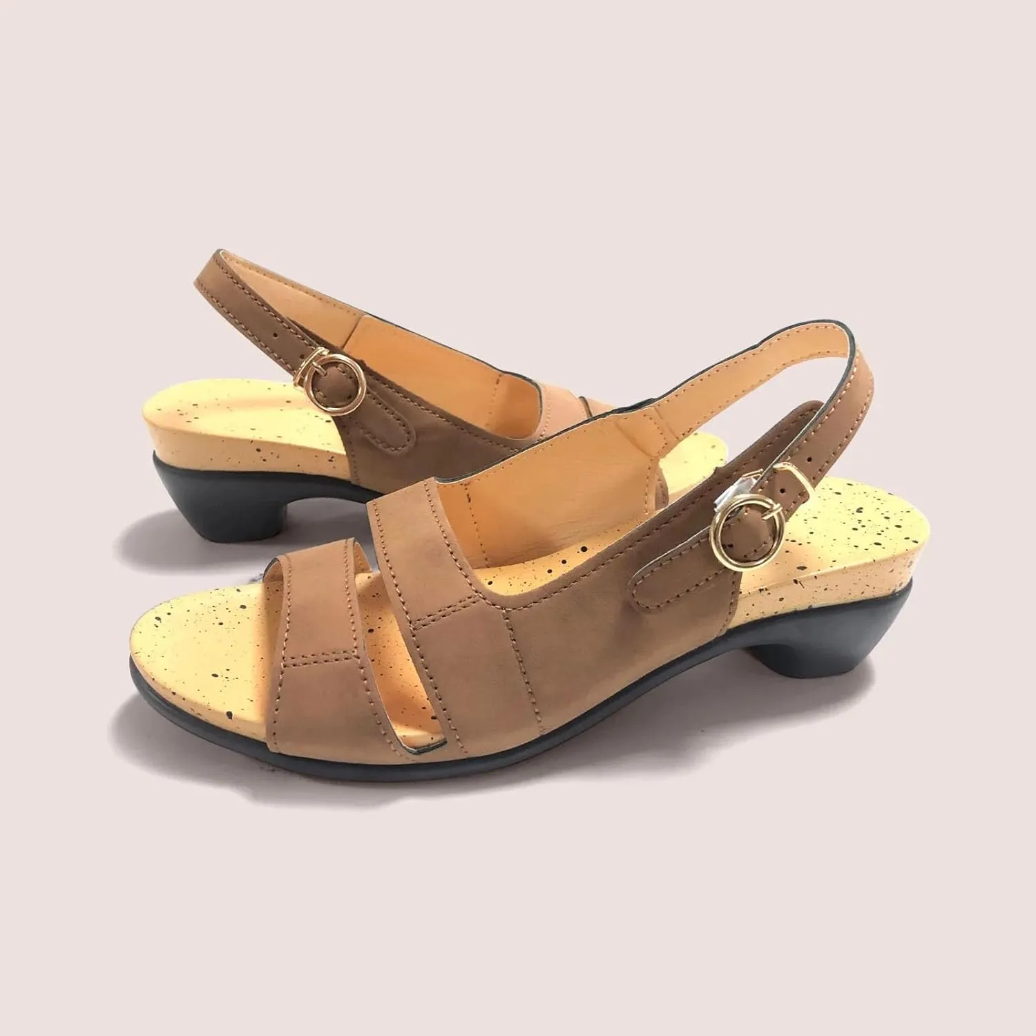 Yifare Comfy Orthotic Sandals, White Sandals for Women, Women's Ultra-Comfy Casual Flat Orthotic Shoes
