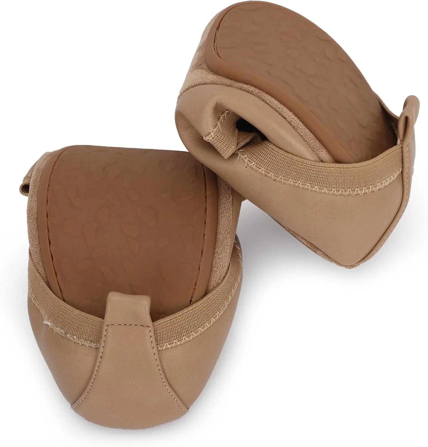 YNY Yosi New York Nina Foldable Ballet Flat in Peta-Approved Vegan Leather