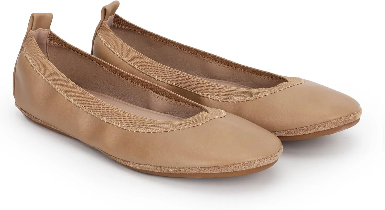 YNY Yosi New York Nina Foldable Ballet Flat in Peta-Approved Vegan Leather