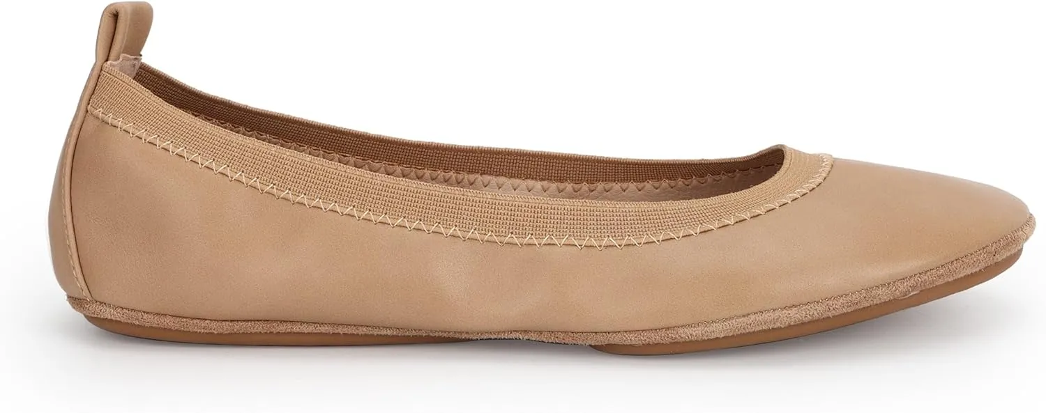 YNY Yosi New York Nina Foldable Ballet Flat in Peta-Approved Vegan Leather